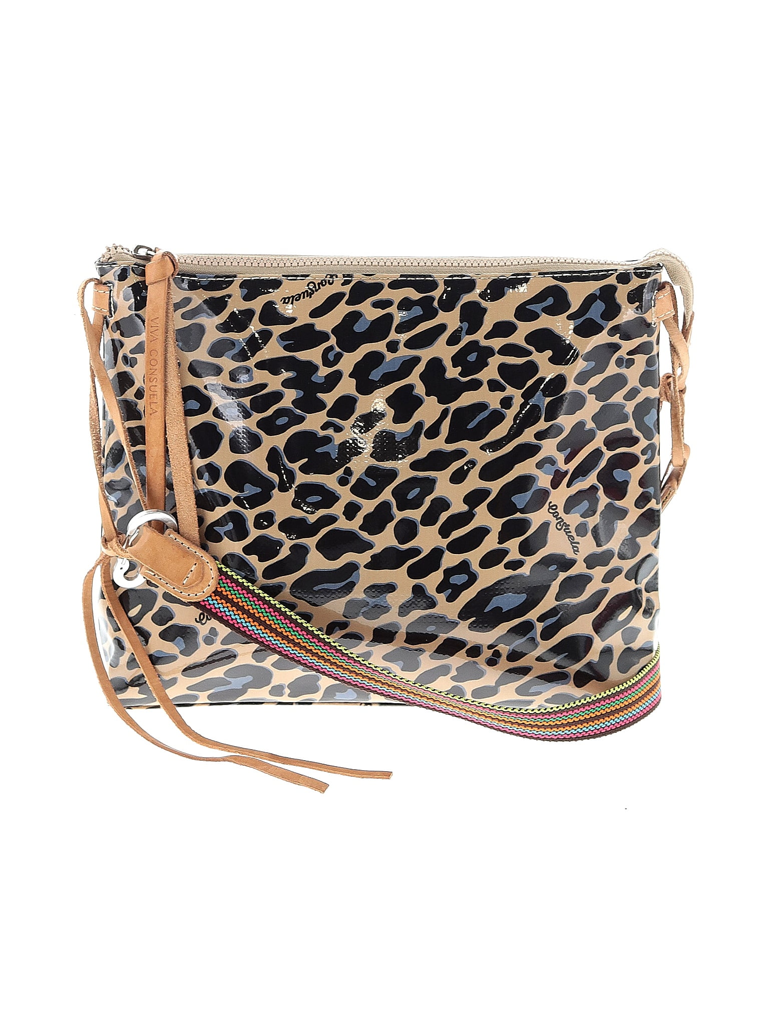 Consuela Leopard Print Gold Crossbody Bag One Size - 67% off | thredUP