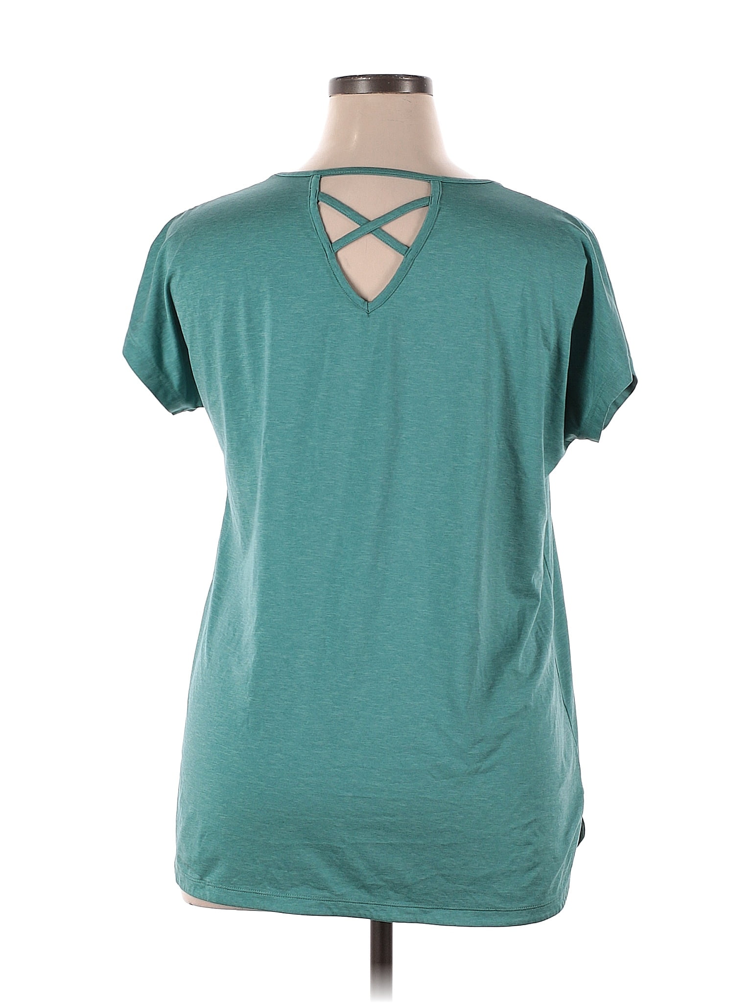 Tuff Athletics Teal Active T-Shirt Size XL - 52% off