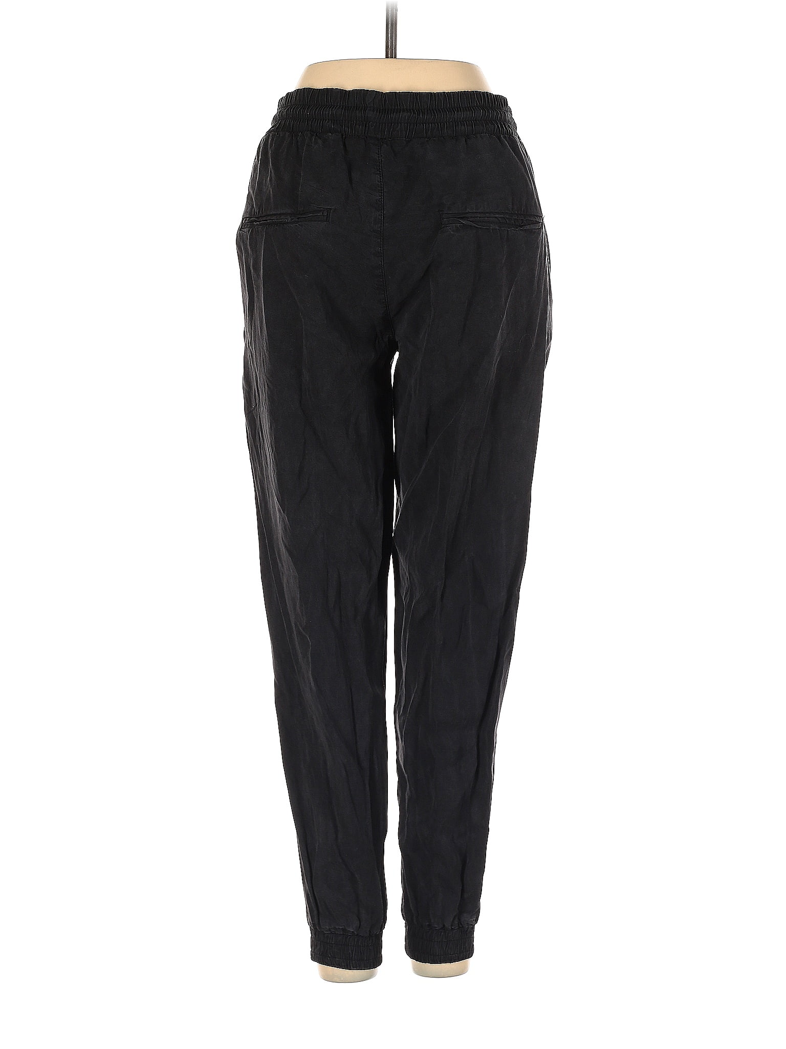 Zara 100% Lyocell Solid Black Casual Pants Size XS - 53% off