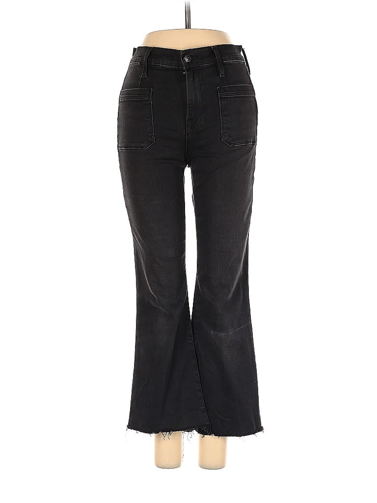 FRAME Denim Solid Black Jeans 23 Waist - 83% off | thredUP