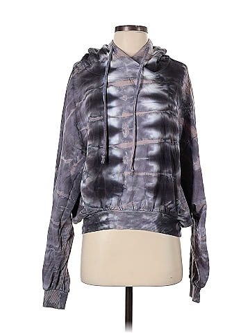 Young Fabulous Broke Tie dye Purple Gray Pullover Hoodie Size S