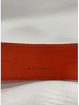D&G Dolce & Gabbana Vintage Butterfly Logo Belt (view 2)