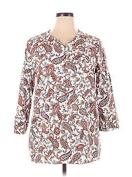 Lands' End 3/4 Sleeve Blouse (view 1)