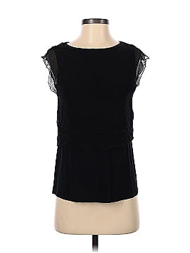 Bergdorf Goodman Short Sleeve Silk Top (view 1)