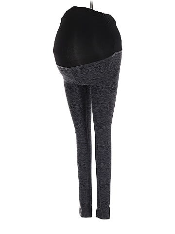 Beyond the Bump by Beyond Yoga Marled Gray Leggings Size XS (Maternity) -  68% off