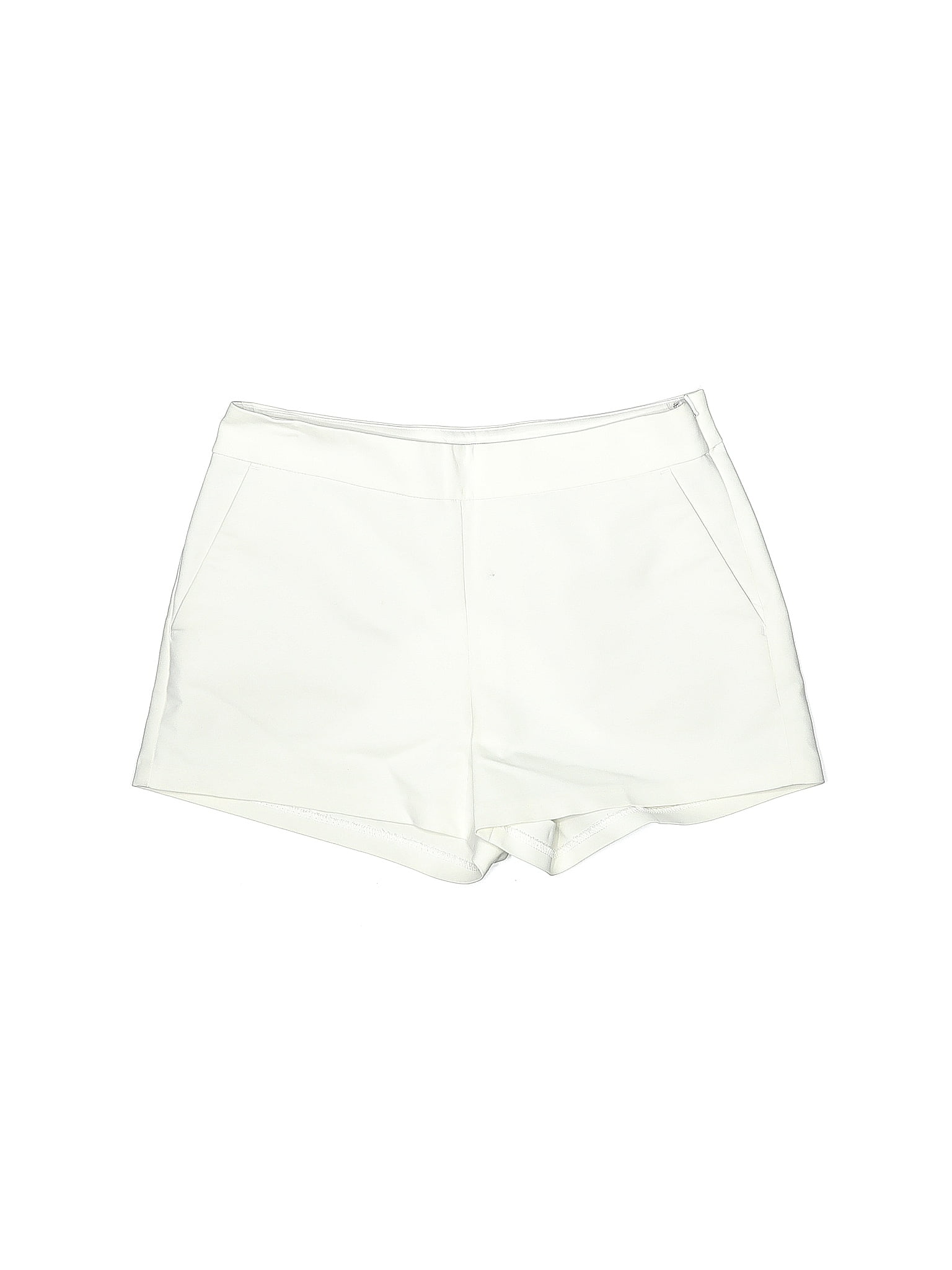 Express Solid White Ivory Khaki Shorts Size 2 - 62% off | thredUP