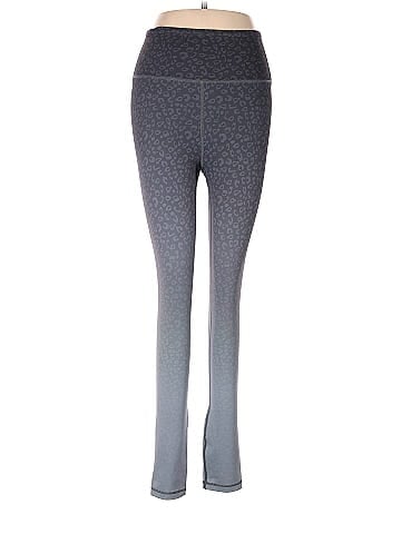 Zyia Active Leopard Print Gray Active Pants Size 6 - 8 - 57% off
