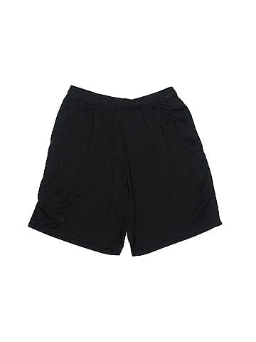 Umbro 100% Polyester Solid Black Athletic Shorts Size L - 50% off
