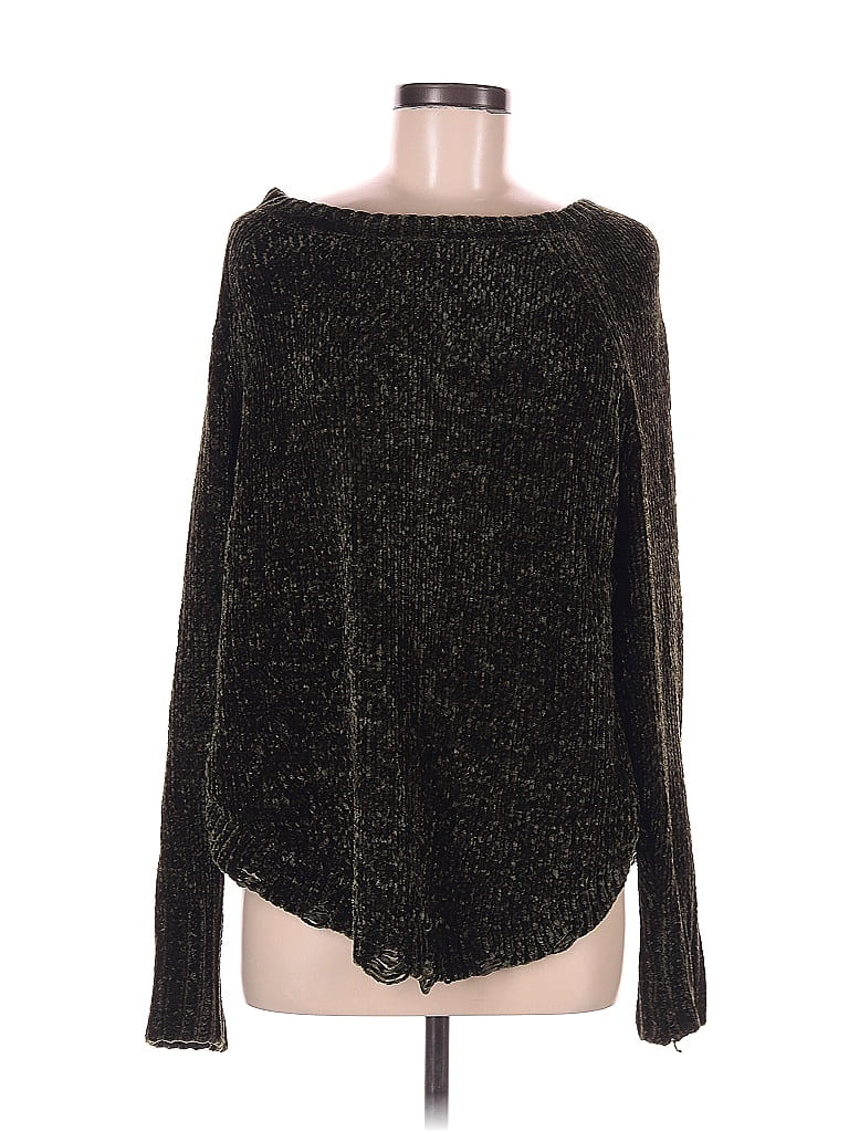 Miracle Marled Tweed Black Pullover Sweater Size Med - Lg - photo 1