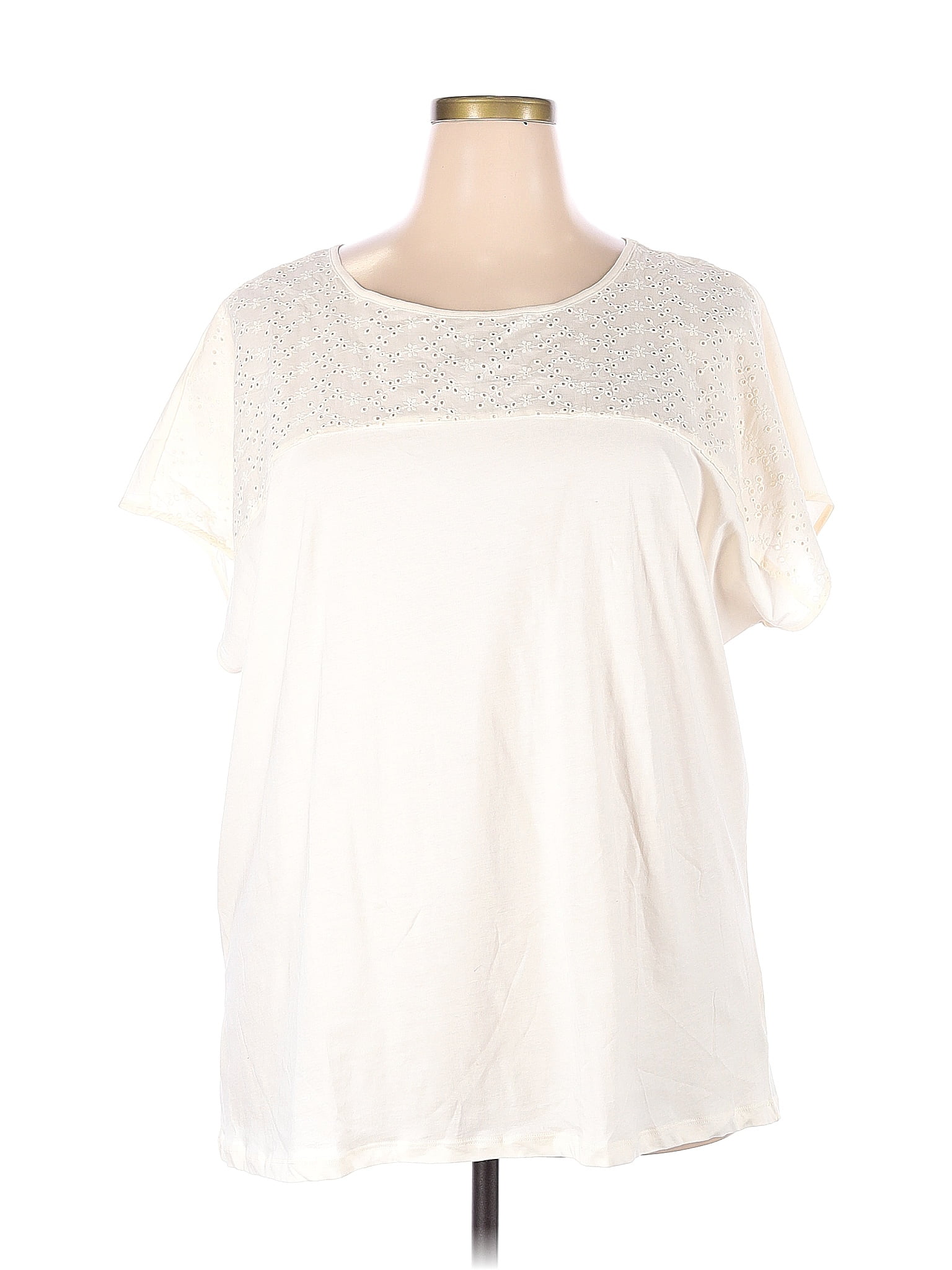 Top Short Sleeve By Terra & Sky Size: 3x