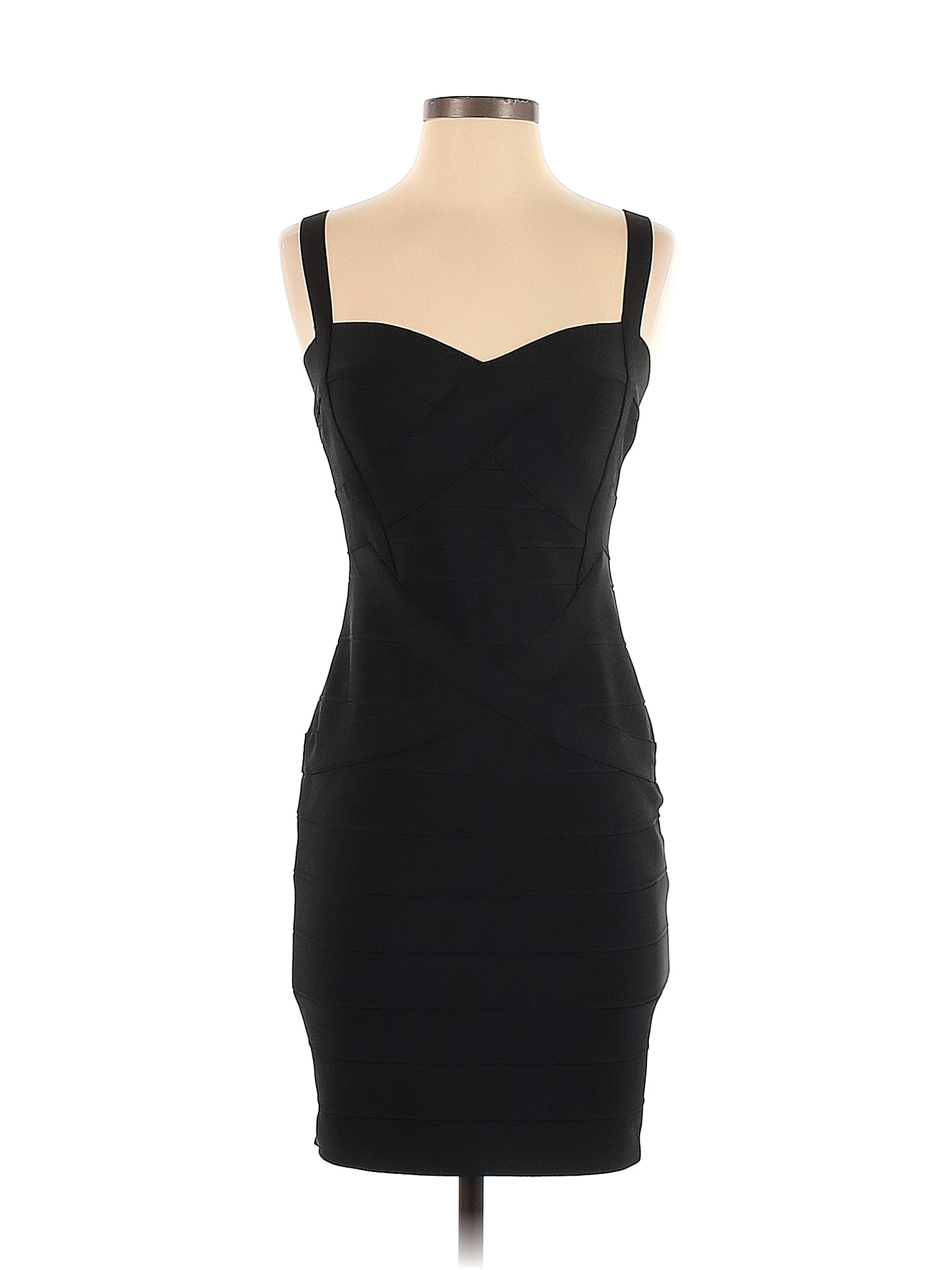 Unbranded Solid Black Cocktail Dress Size S 68 Off Thredup