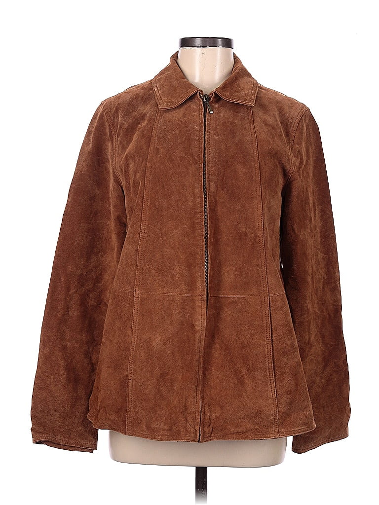 Coldwater creek hot sale leather jacket