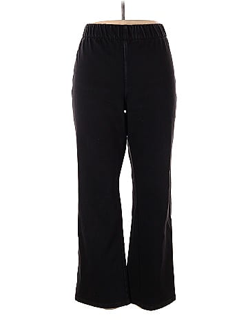 Soft Surroundings Solid Black Casual Pants Size XL - 67% off