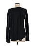 The Impeccable Pig 100% Polyester Black Long Sleeve Blouse Size M - photo 2