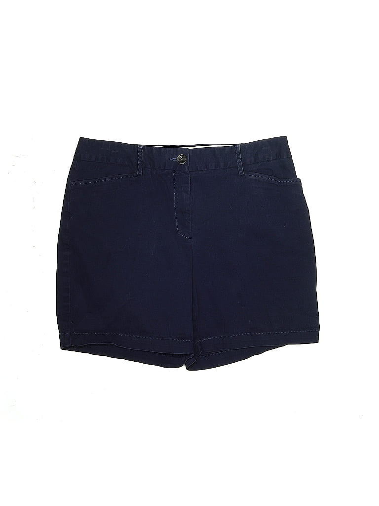 Lands' End Solid Blue Shorts Size 10 - photo 1