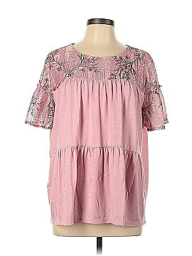 Short Length Sleeve Women's Tops, St Johns Bay Tops Plus Size