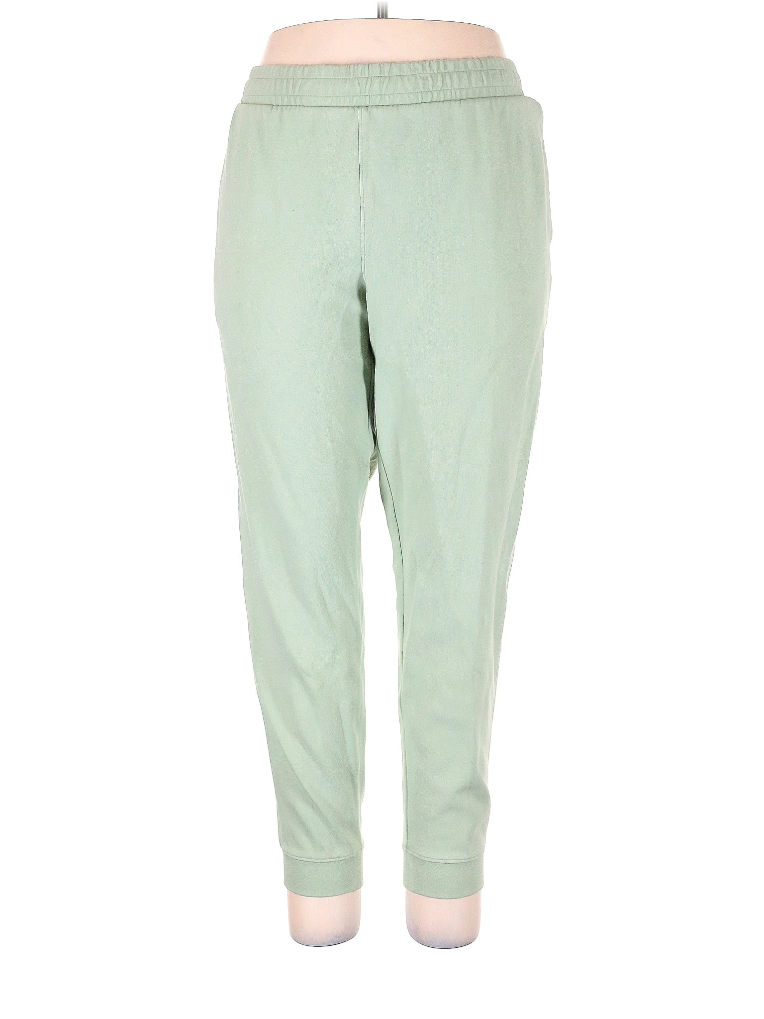 all in motion Solid Green Sweatpants Size XL - 37% off