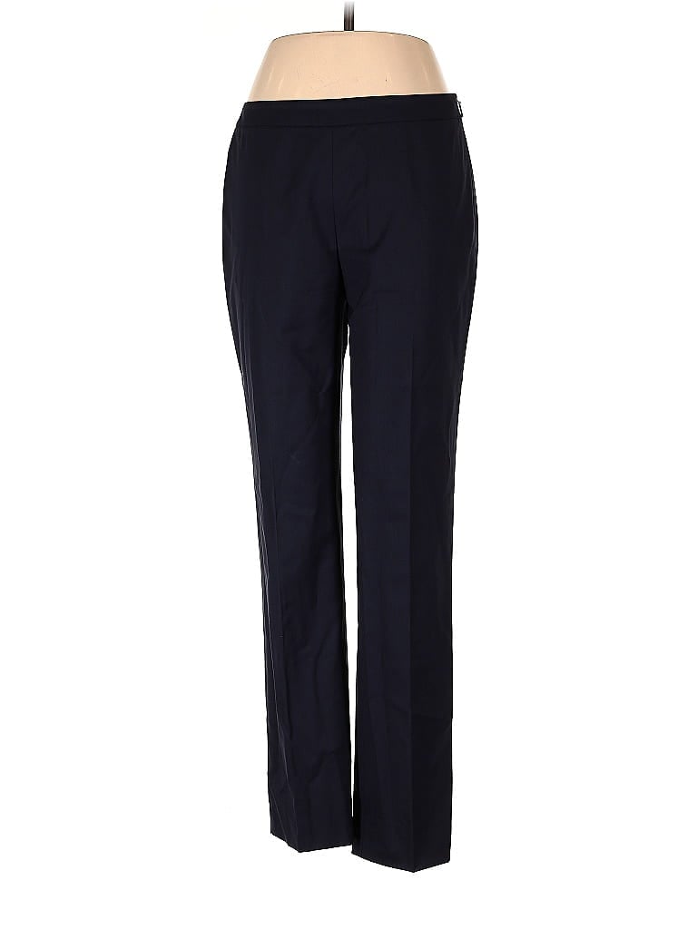 Pre-owned Lafayette 148 Wool Pants In Blue