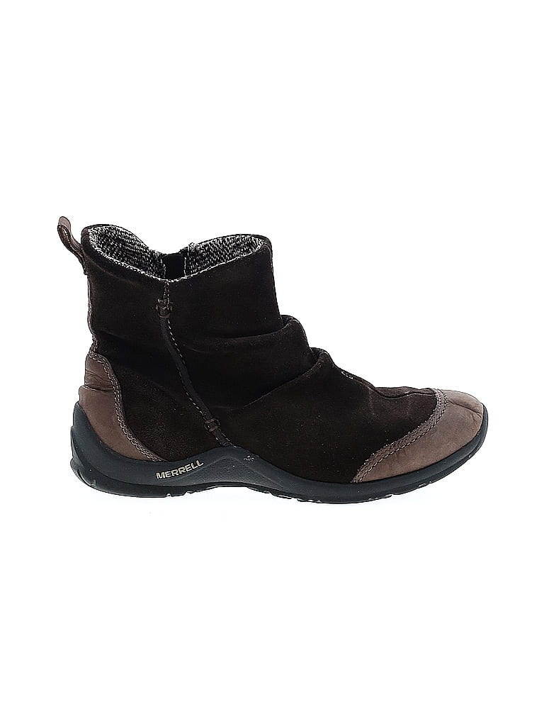 merrell black rugged walking boots