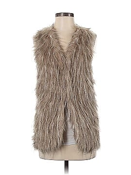 Sebby Collection Faux Fur Vest (view 1)