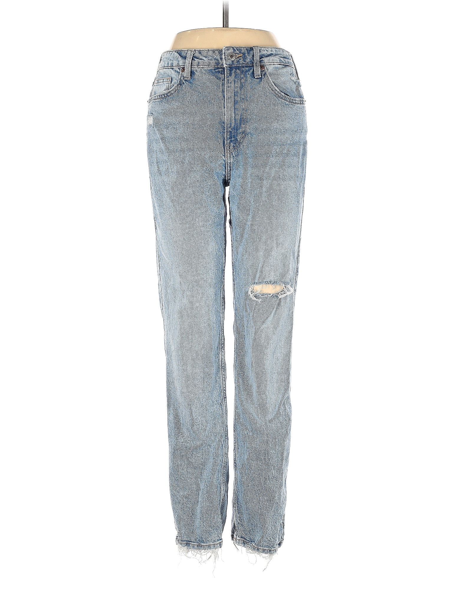 denim-by-h-m-solid-blue-jeans-size-6-58-off-thredup