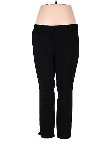 Ann Taylor LOFT Polka Dots Black Casual Pants Size 16 (Tall) - 68% off