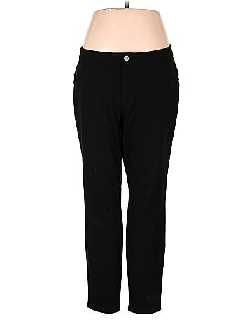 KIRKLAND Signature Polka Dots Black Casual Pants Size XL - 52% off