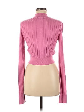 Tome Collective Pink Ribbed Crop Sweater (view 2)