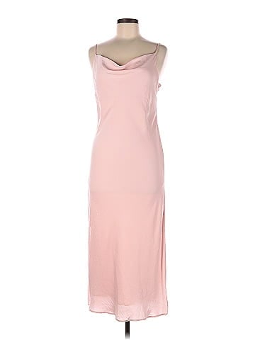 Topshop pink 2024 slip dress