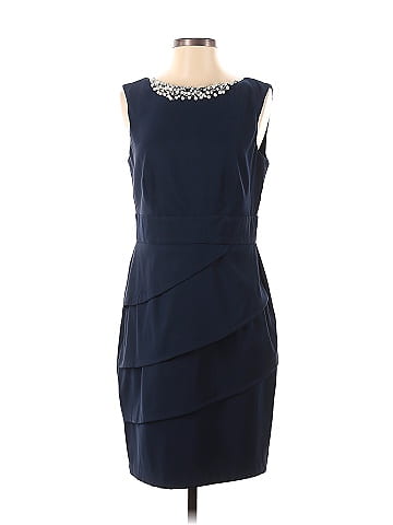 Connected apparel shop navy blue dress