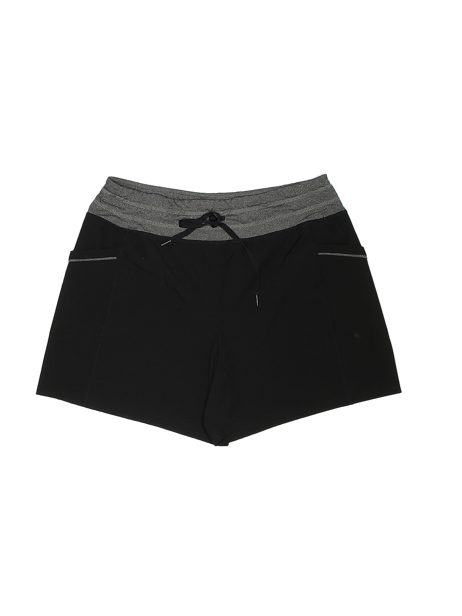 RBX Active 2 in 1 Black Activewear Shorts 3 Inseam Womens Size Large MSRP  $48