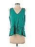 Ann Taylor LOFT Outlet Teal Sleeveless Blouse Size S - photo 1
