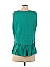 Ann Taylor LOFT Outlet Teal Sleeveless Blouse Size S - photo 2