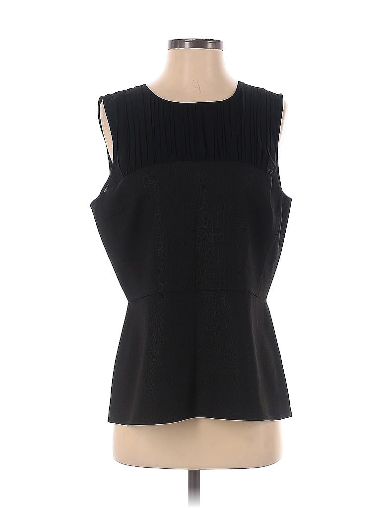 Pre-owned Cabi Sleeveless Blouse In Black