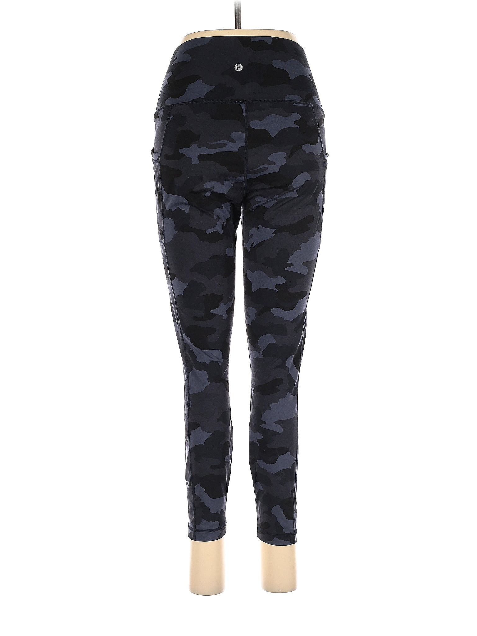 90 Degree by Reflex Camo Multi Color Black Leggings Size M - 50% off