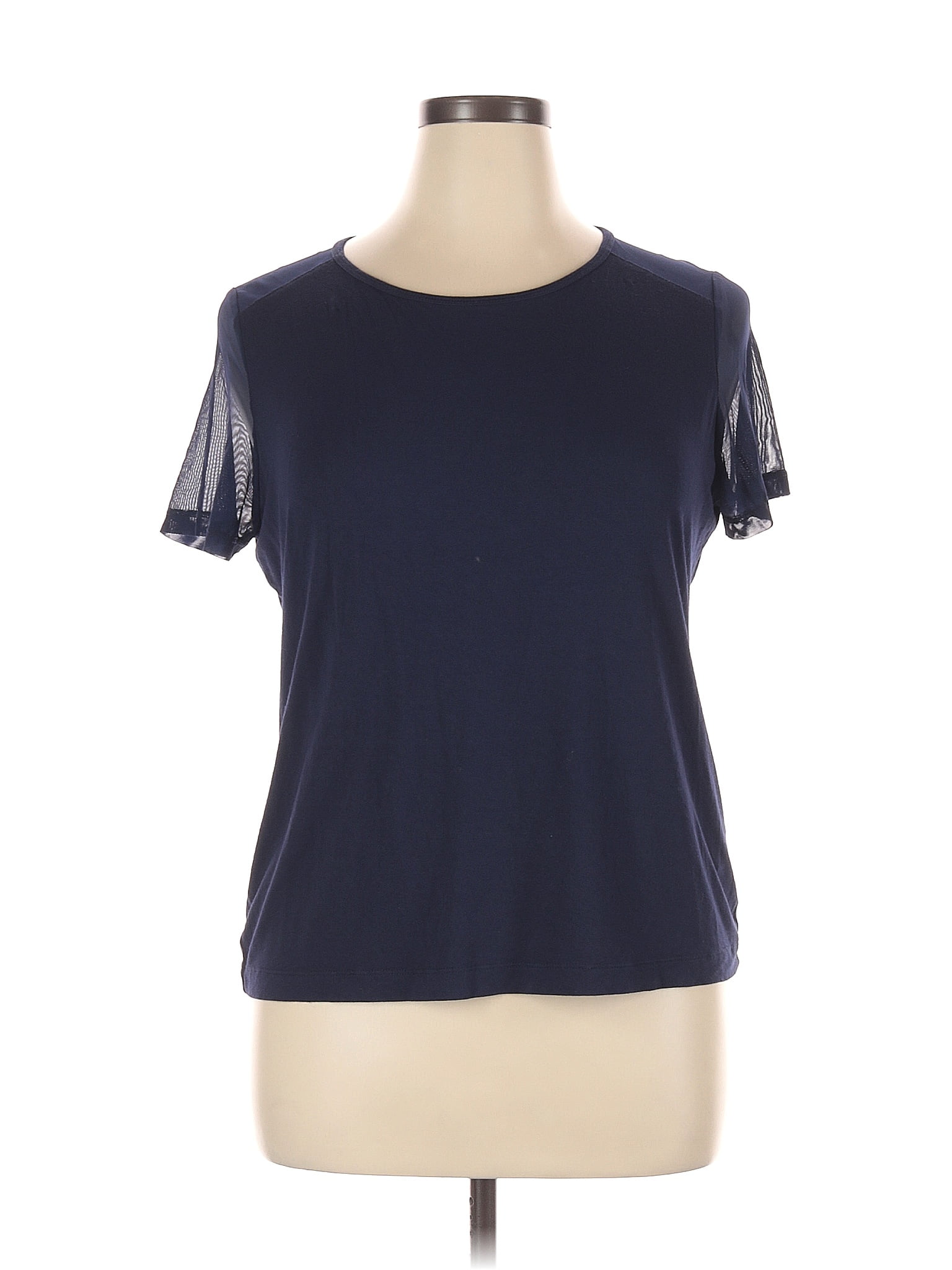 Anatomie Blue Short Sleeve Top Size Xl 74 Off Thredup