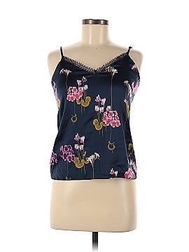Nicole Miller Navy Floral Tank (view 1)