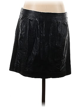 TWO by Vince Camuto Faux Leather Skirt (view 2)