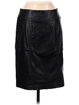 Dana Buchman Faux Leather Skirt (view 2)