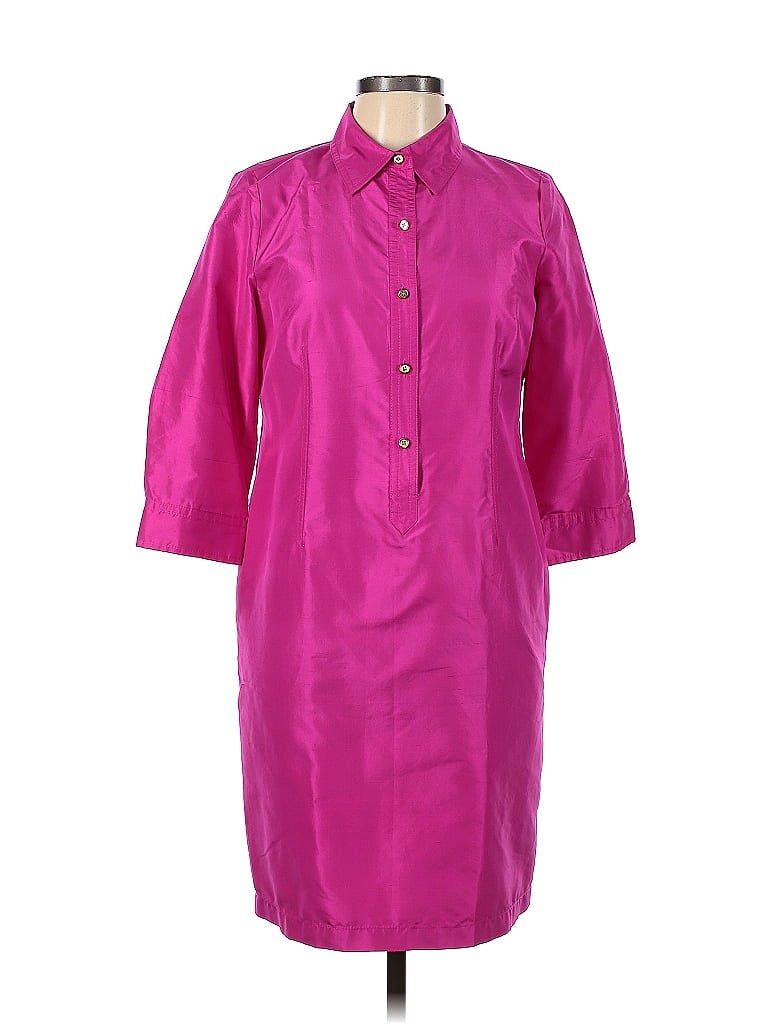 Talbots 100% Silk Pink Casual Dress Size 10 (Petite) - photo 1
