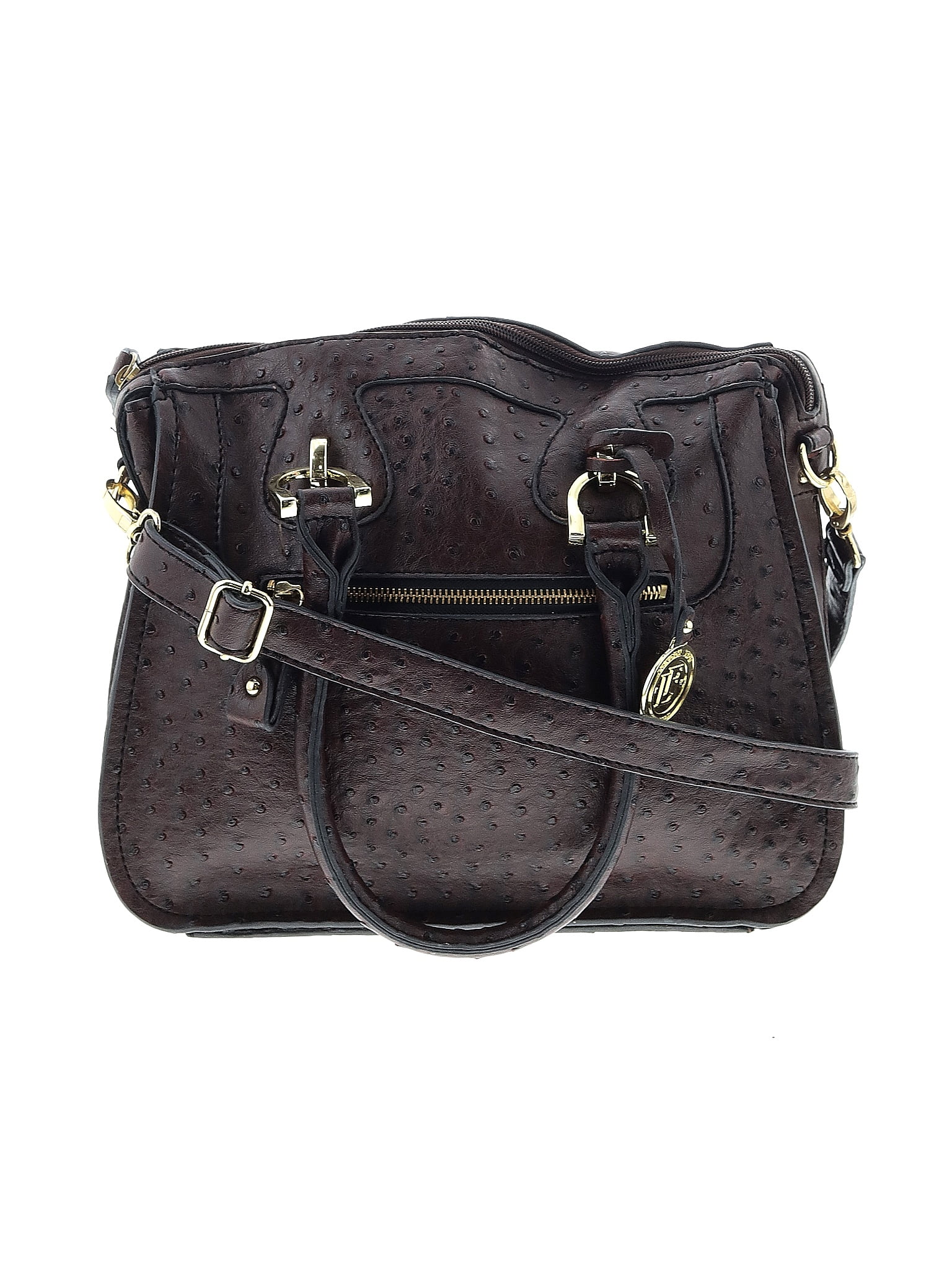 London Fog Solid Brown Burgundy Satchel One Size 73 off thredUP