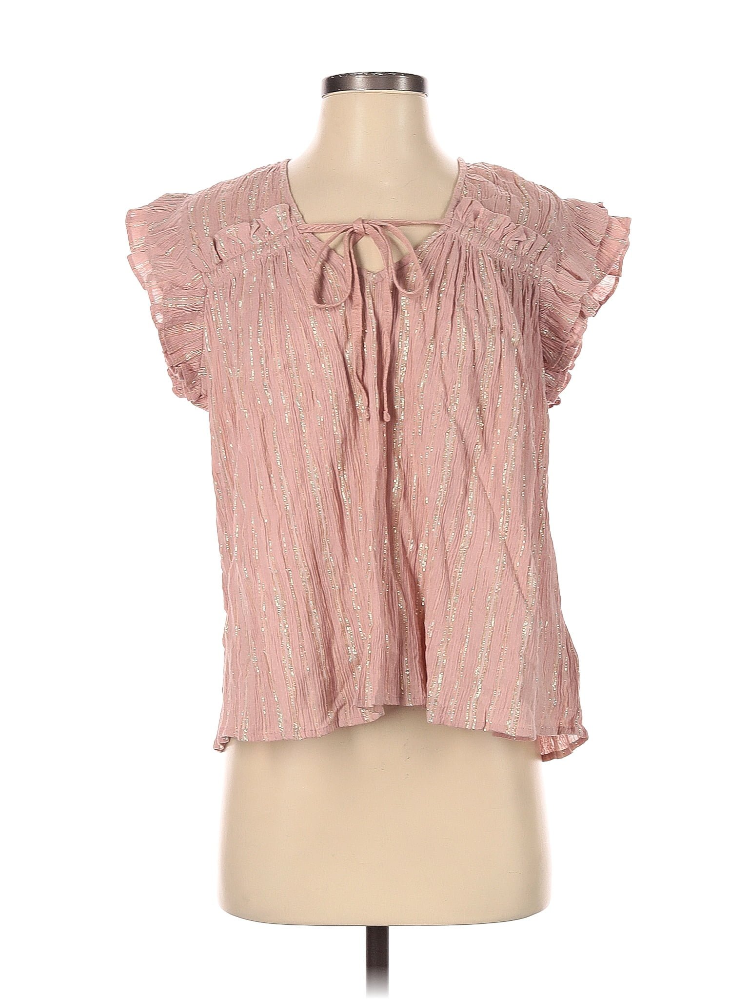 Express Pink Short Sleeve Blouse Size Xs 66 Off Thredup