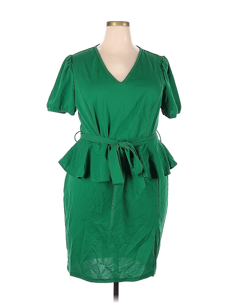 Shein Green Casual Dress Size 4X (Plus) - photo 1