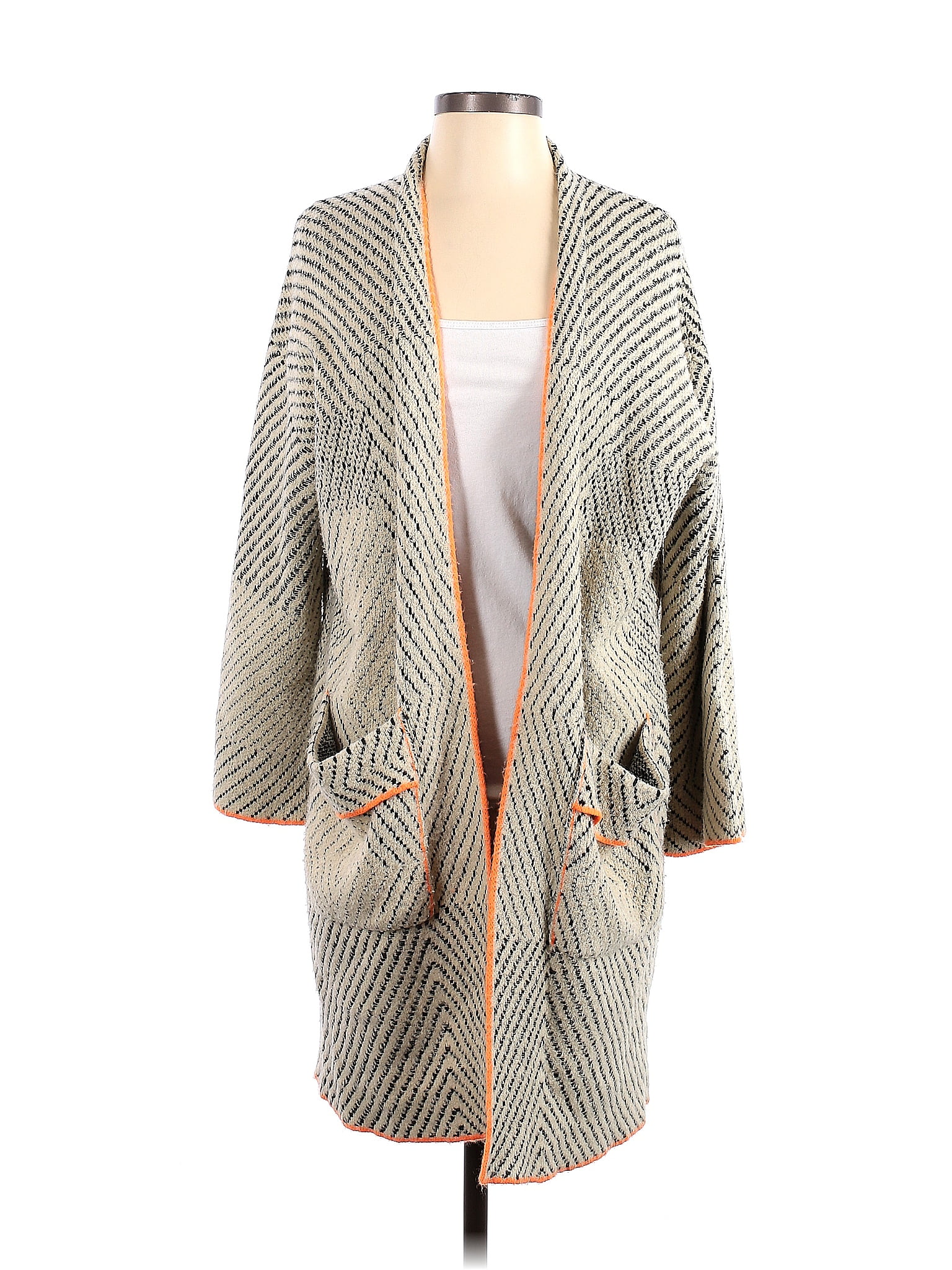 Vertigo Color Block Multi Color Gray Cardigan Size S 79 Off Thredup