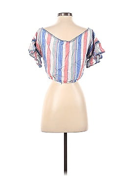Red Carter Short Sleeve Blouse (view 2)
