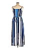 a.n.a. A New Approach 100% Polyester Stripes Blue Casual Dress Size 14 - photo 2