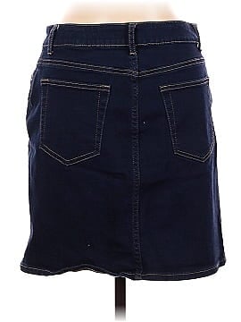 Garnet Hill Denim Skirt (view 2)