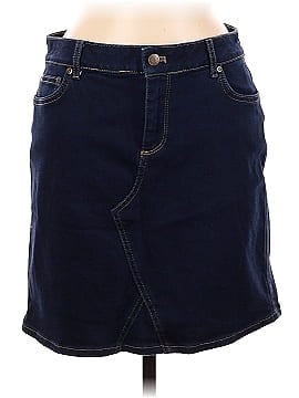 Garnet Hill Denim Skirt (view 1)