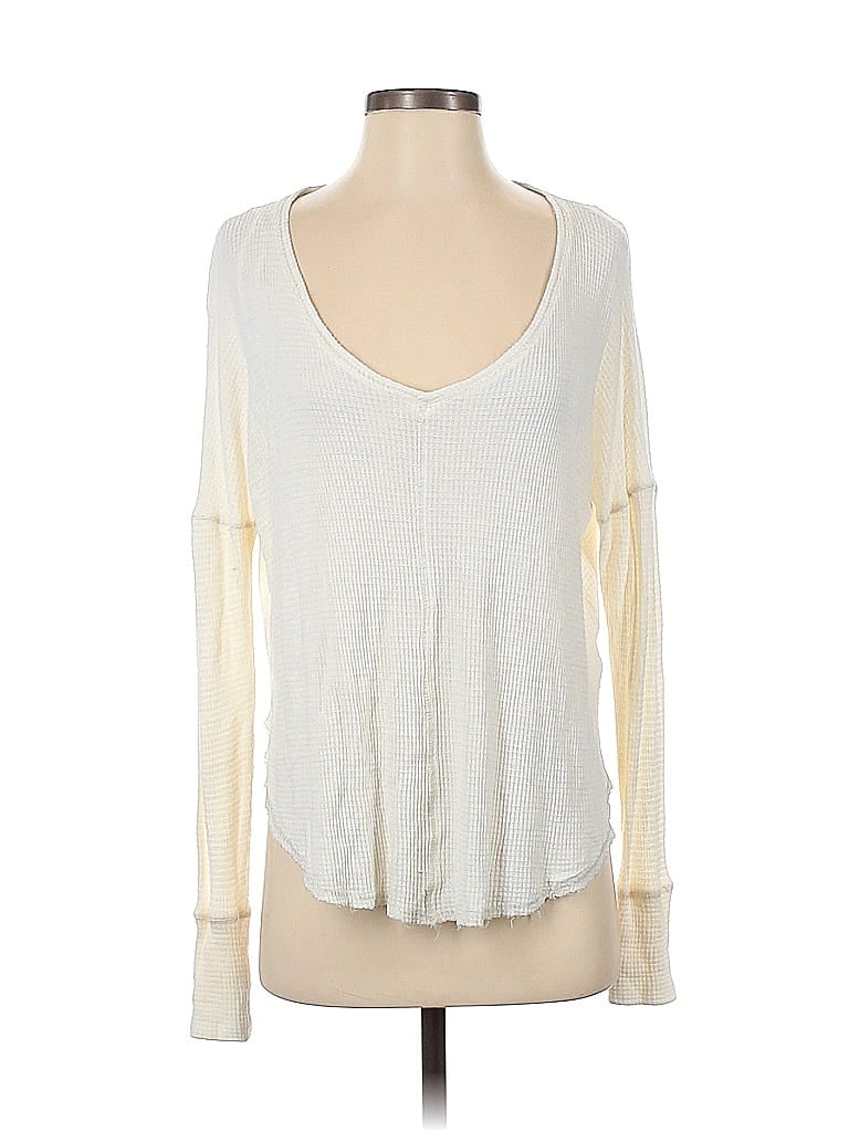Saturday Sunday Ivory Thermal Top Size XS - photo 1