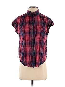 American Eagle Outfitters Short Sleeve Button-Down Shirt (view 1)